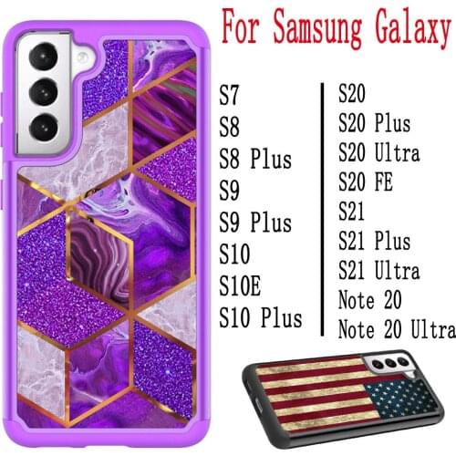 For Samsung Galaxy S20 S21 Plus Ultra S20FE S8 S9 S10 Plus S10E S7 Note 20 Ultra case phone capa coque cover S20 Plus S21 Plus