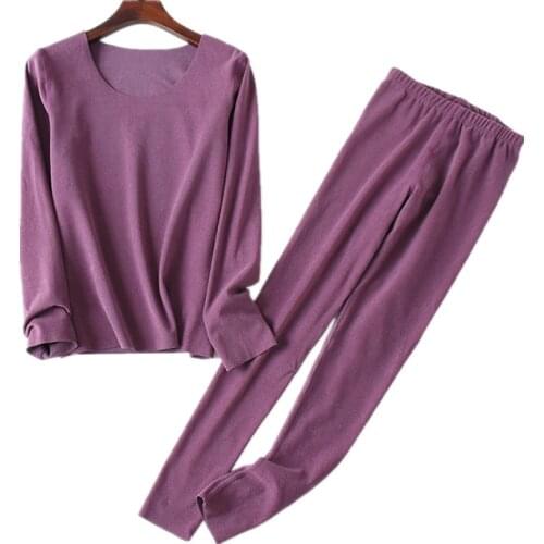 Fdfklak Velvet Winter Sleepwear Women Plus Size Pajamas Set Long Sleeve Trousers Pijamas Suit Slim Warm Spring Autumn Nightwear