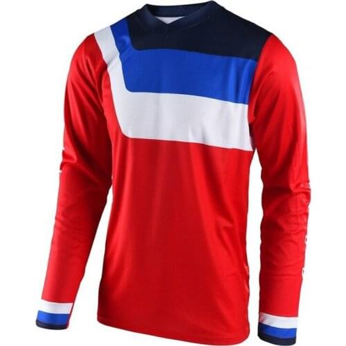2021 Motocross Jersey MTB Downhill Cycl Clothes DH MX Cycling Shirt Long Sleeve Mountain Bicycle T shirt Quick Drying Sportswear