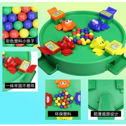 Feeding Little Frog Pacman Eating Beads Parent-Child Fun Casual Brain Action Board Games Childrens Educational Toys