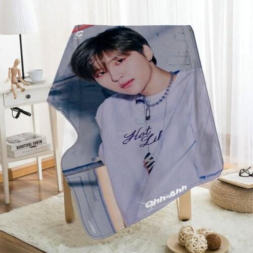 Musife Custom CRAVITY Flannel Blanket Design Your own Blanket Flannel Blankets for Sofa DIY Dropshipping