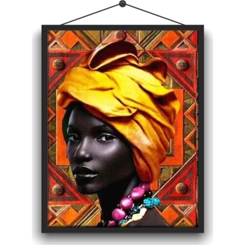 5D DIY Full Circle Diamond Embroidery Kit "Exotic Characters" Exquisite Home Furnishing Handmade Crafts Decorations Paintings