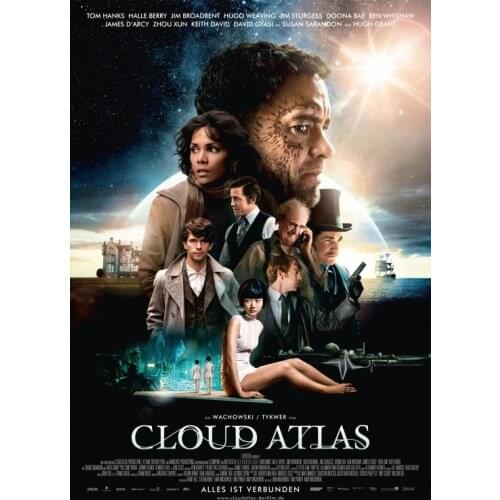 Sci-fi Cloud Atlas Movie Propaganda Posters Retro Vintage Kraft Poster Canvas Painting Wall Sticker Home Decoration Gift