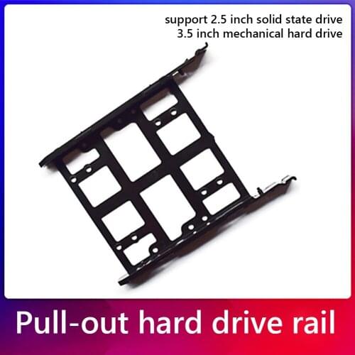Plastic HDD SSD Mounting Adapter Bracket for 2.5 inch/3.5 inch PC Hard Drive Enclosure Tray Holder Dual Desktop Internal Adapter