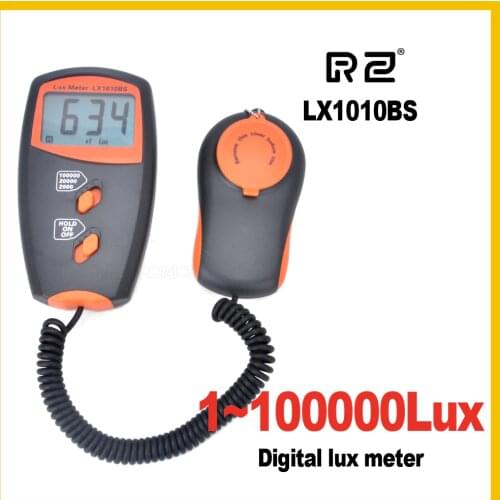 RZ NEW Professional Digital Light meter 100000 Lux Original Retail Package Wholesale LX1010BS