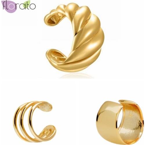 925 Silver Exquisite Wired Wide Conch Ear Clip Without Pierced Ear Popular Fashion Jewelry For Women High-Quality Birthday Gifts