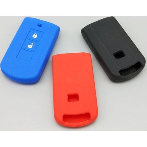 Silicone Remote Key Case Protector For Mitsubishi L200 ASX Outlander Eclipse Cross Pajero Sport Lancer Key Cover Car Accessories