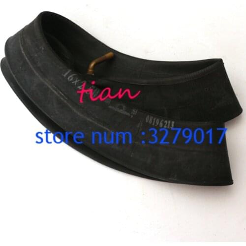 16 x 2.50 Tire Inner Tube with Bent Valve Stem | Innertube for Scooter Pit Dirt Bike ATV Quad Four Wheeler