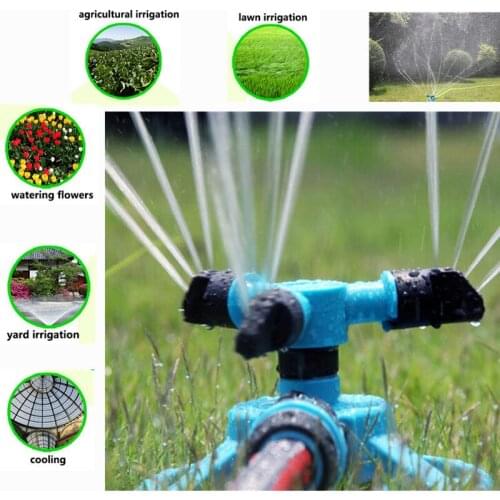 6''x3.5'' Mobile Automatic 360 Degree Rotary Spray Head Garden Lawn Sprinkler Irrigation Watering Garden Supplies Papelaria