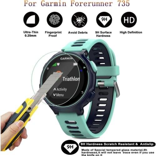 2/4/6 pcs Protective Film For Garmin Forerunner 735 New Tempered Glass SmartWatch Anti-Glare Anti-Scratch Screen Protector cover
