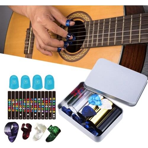 1Set Guitar Bass Brass Metal Slide Guitar String Finger Tube Slider For Strings Musical Instrument Guitar Parts Accessories