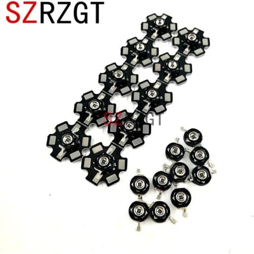 10pcs 3W High Power led 850nm 940nm 730nm Infrared LED IR for Night Vision CCTV DIY