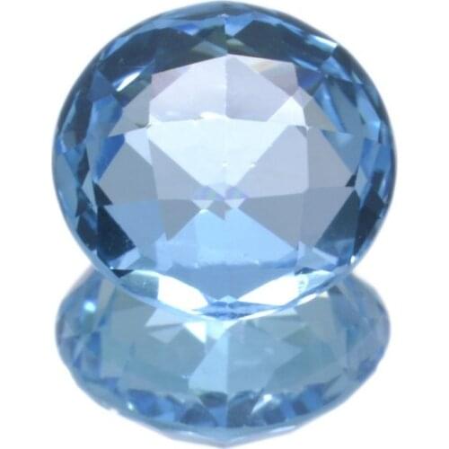 11,90 ct. Blue Topaz Round Cut