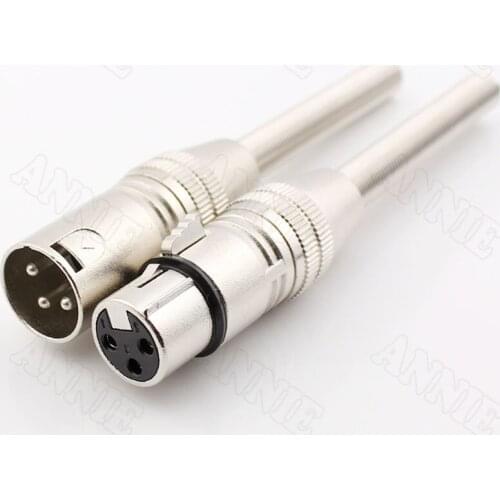 25pairs/lot Long Tail XLR Socket/Microphone Plug/ Power Amplifier Sound Console Connector /Male And Female Jack