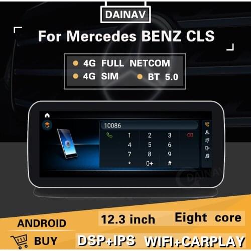 256GB Android 11.0 Snapdragon 662 car radio GPS For Mercedes Benz CLS Class W218 2011-2017 multimedia player Head Unit