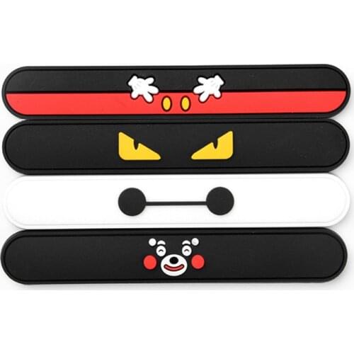 4pcs Car Door Scratch Protector Anti-Collision Stickers Cartoon Car Door Bump Protector PVC Sticker Car Auto Accessories For Car