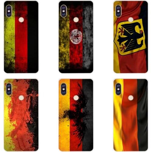 94H German Flag Germany Deutsch Flagge Soft Silicone Tpu Cover phone Case for xiaomi redmi 6 pro 5 plus note 6 pro 4 4x mi 8