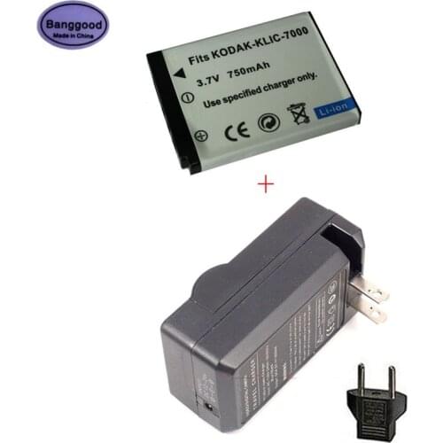 Banggood 3.7V 750mAh KLIC-7000 KLIC7000 Digital Rechargeable Camera Battery for Kodak Easyshare LS-755 LS755 ZOOM M590