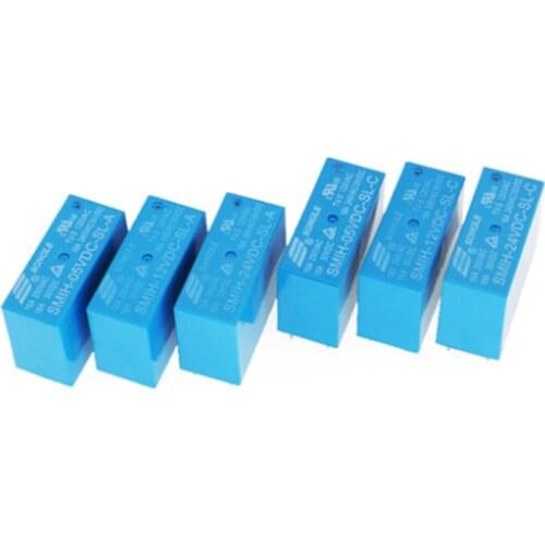 Free shipping 5PCS Power relays SMIH-05VDC-SL-A SMIH-12VDC-SL-A SMIH-24VDC-SL-A 5V
