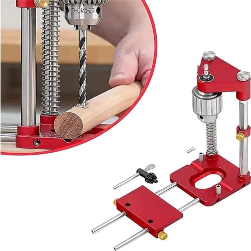 Woodworking Drill Locator Woodworking Auto-line Drill Guide &Adjustable Punch Locator Drill Template Guide