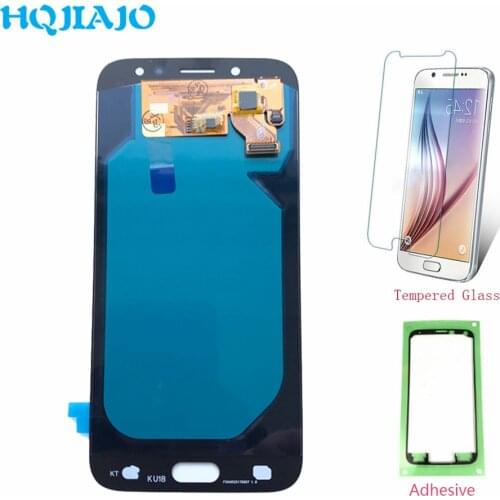 Test AMOLED LCD Display For Samsung Galaxy J7 Pro 2017 J730 J730F J730FM LCD Display Touch Screen Digitizer Assembly LCD J730