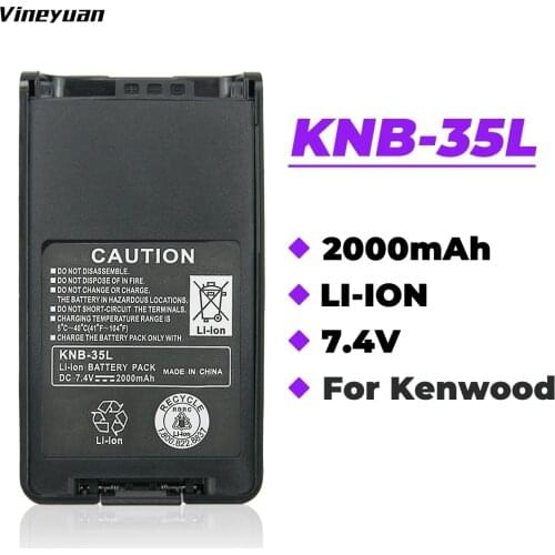 KNB-35L Battery Replacement for Kenwood TK-3360, TK-3160, TK-2170, KNB-57L, TK-3173, TK-3170, TK-2360, NX-320, TK-3140, TK-2160