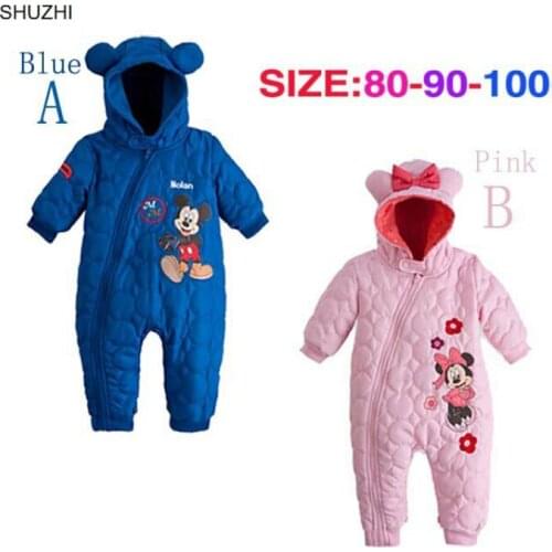 Autumn Winter Baby Girl Romper Christmas Gifts Thick Warm Baby Boy Girl Rompers Baby Long Sleeve Clothing Sets Outdoor Climbing