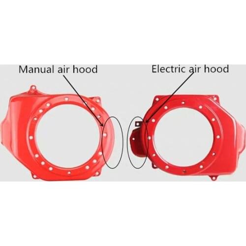 GX160 ENGINE FAN COVER FOR HONDA GX200 4 CYCLE 5.5HP 6.5HP MOTOR 2KW GENERATOR ELECTRIC STARTER KIT FLYWHEEL METAL SHROUD RED