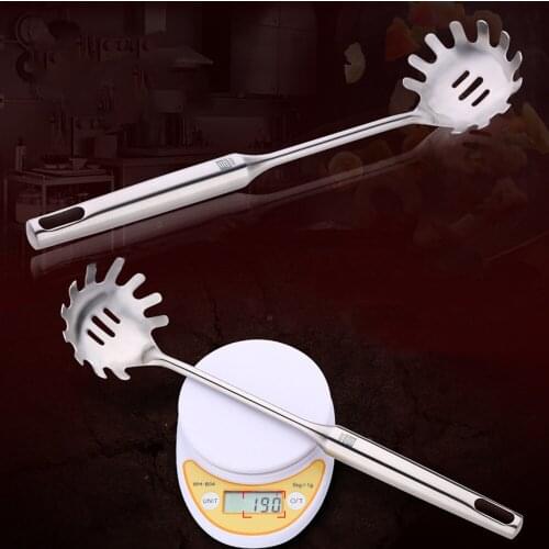 Stainless Steel Spoons With Long Handle Spaghetti Spoons Pasta Tools For Noodles Kitchen Accessories Gadget