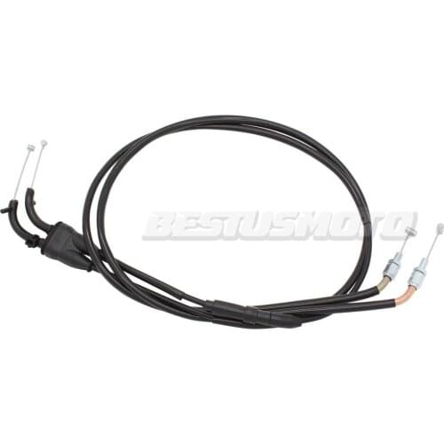1 Set ( 2 Pcs ) Motorcycle High Quality Steel Wire Throttle Cable For Yamaha MT-09 MT09 FZ-09 FZ09 2014 2015 2016 2017