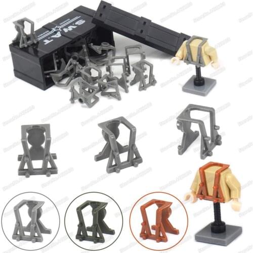 Military air force pack light vest figures equipment building block moc soldier WW2 army airborne model child christmas gift toy