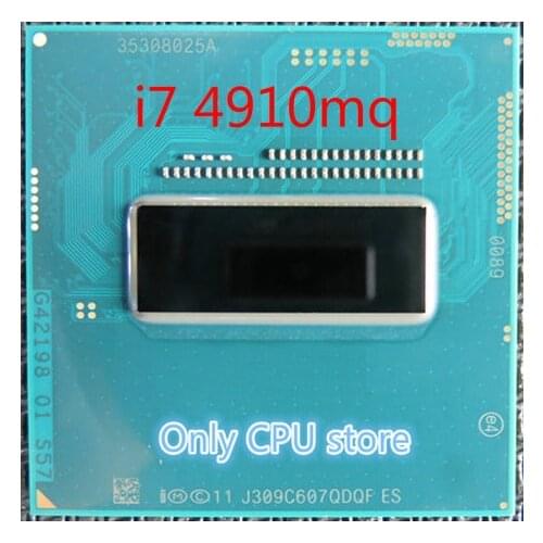 Original Intel Core I7-4910MQ QS Version QDQF CPU I7 4910MQ processor 2.9GHz L3=8M Quad core free shipping