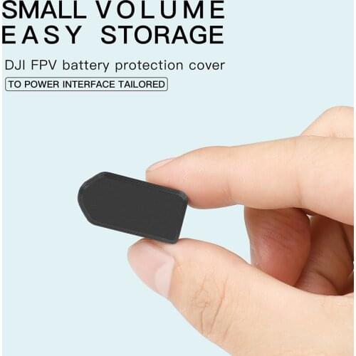Battery Dust-proof Cover DJI FPV Battery Dust-proof Cover Through Aircraft Battery Interface for DJI FPV Drone Accessories RCSTQ