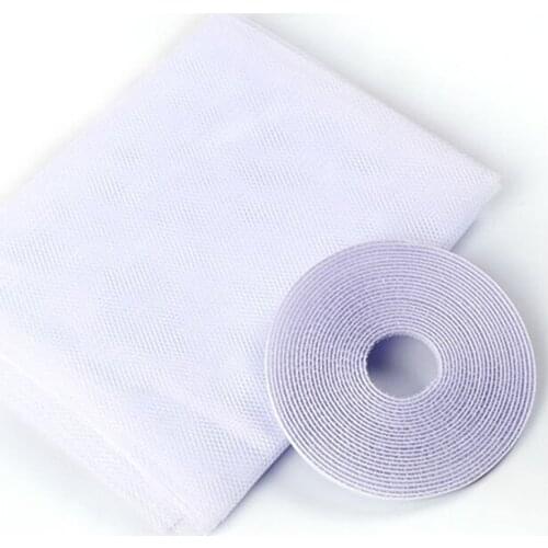 Inset New 150x200cm Room Mosquito Anti Window Kitchen Insect Nets Door Indoor Bug Flying Mesh Protector Curtains adhesive Screen