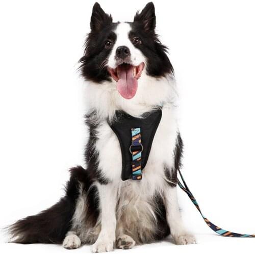 Reflective Pet Dog Chest Strap Adjustable Breathable Dog Breast Pad Vests and Harnesses For Small Large Dogs Pet Supplies