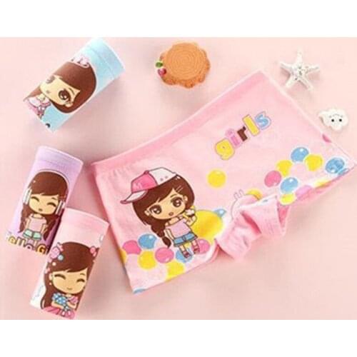 12Pcs/lot Cartoon UnderpantsBaby Boxer Kids Underwear Cotton Panties Calcinhas Infantis 2-10Y