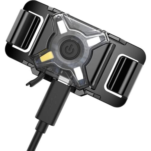 NITECORE NU05 LE Mini Signal Headlamp 4 * Red Green Blue White LEDs USB Rechargeable Outdoor Headlight Built-in li-ion battery