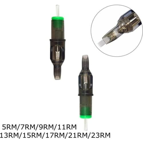 20 PCS Tattoo Needles Short Handle Cartridge Needle For Eyebrow Tattoo Pen Rotary Machine Liner Permanent