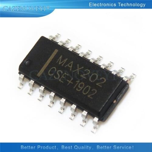 4pcs/lot MAX202CSE SOP-16 MAX202ECSE MAX202ESE MAX202 CSE SOP16 MAX202CSE+T In Stock