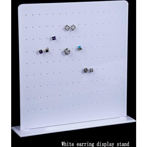 Acrylic High Quality 144 Holes Vertical Earring Display Stand Earring Holder Earring Storage Shelf Jewelry Organizer Case