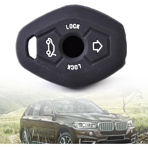 CITALL 1Pc Silicone Remote Key Skin Cover Case Shell FOB Fit for BMW E81 E46 E38 E39 E60 E61 E63 E64 X3 E83 X5 E53 Z3 E36 Z4 E85
