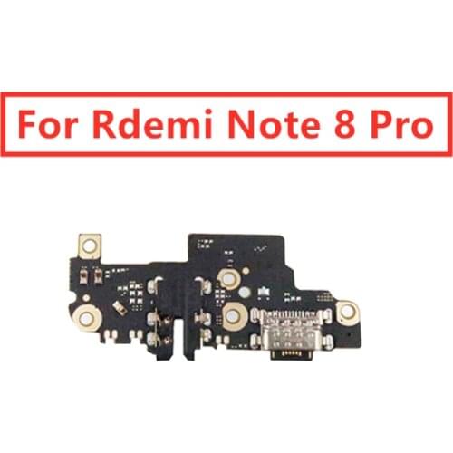 For Xiaomi Redmi Note 8 Pro USB Charger Port Dock Connector PCB Board Ribbon Flex Cable + Headphone Jack Audio Earphone Parts