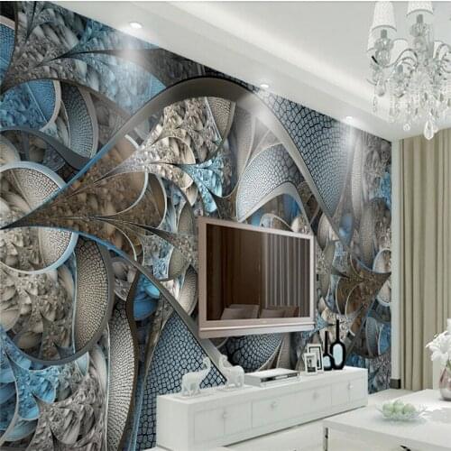 Wellyu European luxury palace wind abstract glass TV wall custom large mural green wallpaper papel de parede para quarto