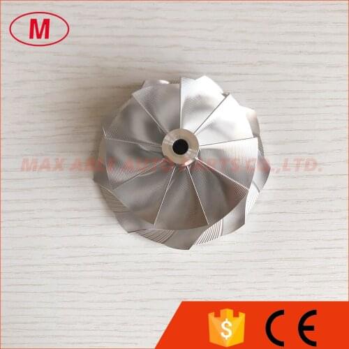 GT30 reverse 61.75/76.60mm 9+0 blades point milling milling/aluminum 2618/billet compressor wheel