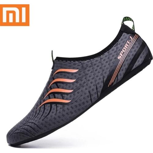 Xiaomi Mijia Aqua Shoes For Man Quick Dry Swim Woman Water Sneakers Upstream Flat Shoes Outdoor Slip-on Beach Sneakers