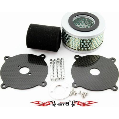 Carbon fiber lightweight air filter assembly for LOSI 5IVE-T ROVAN ROFUN LT KM X2