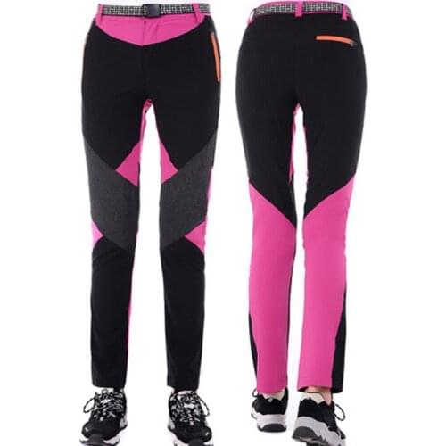 Summer Outdoor Quick Dry Sport Hiking Pants Elastic Polyester Trousers Mountaineering Camping Trekking Running Climbing Trousers