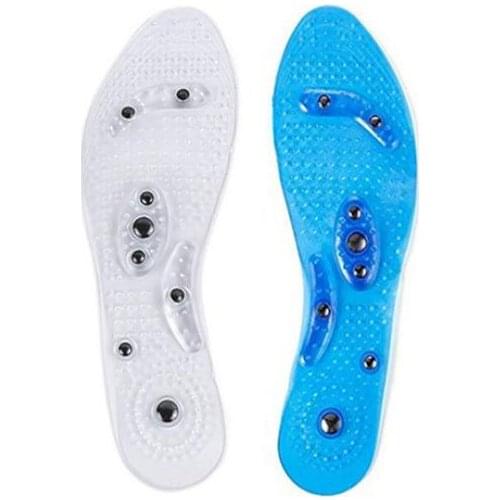 Massaging Insoles,Acupressure Magnetic Massage Foot Therapy Reflexology Pain Relief Shoe Insoles LX7688