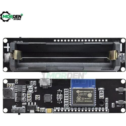 New ESP8266 Wifi Board 18650 Lithium Battery Charging Development Module for WeMos D1 PWM I2CESP-Wroom-02 Mother Board Nodemcu