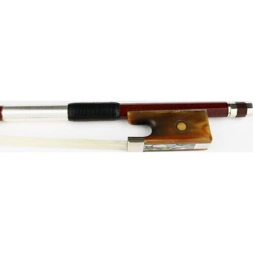 NEW 4/4 Size Carbon Fiber Core Hybrid Pernambuco Violin bow, Ox horn Frog